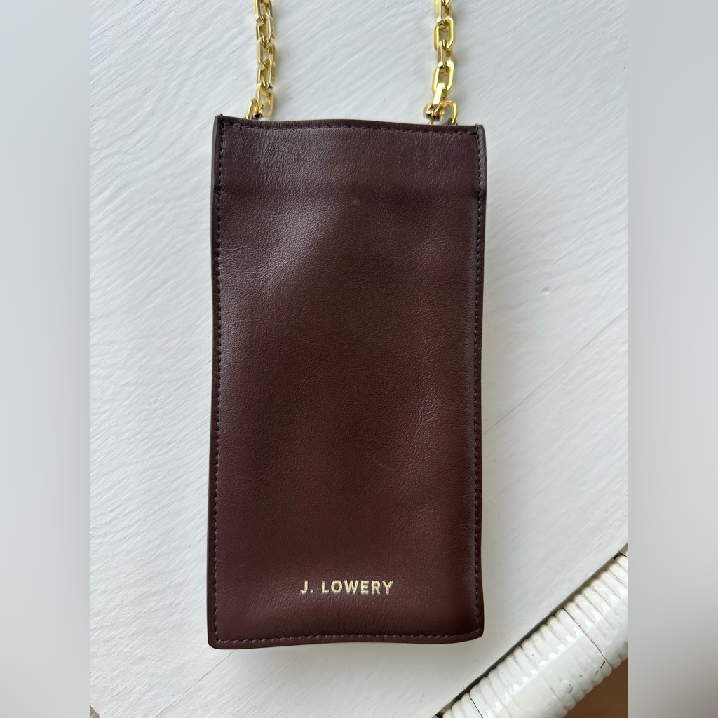 J. Lowery Brown Leather Crossbody Bag